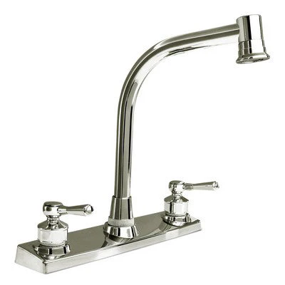 MEZCLADORA BIPEX PARA COCINA CON MANERALES DE PALANCA CROMO (08B-K0705/1)