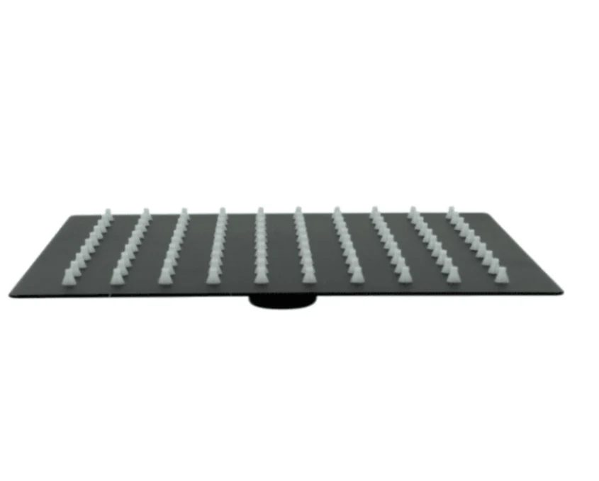 REGADERA METALFLU SIENA 15 CM CUADRADA NEGRO MATE 10896 - Image 3
