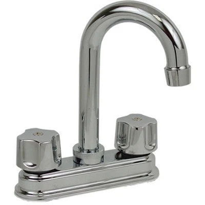 MEZCLADORA RUGO 24IB PARA LAVABO TIPO BAR MANERAL TAURO CROMO
