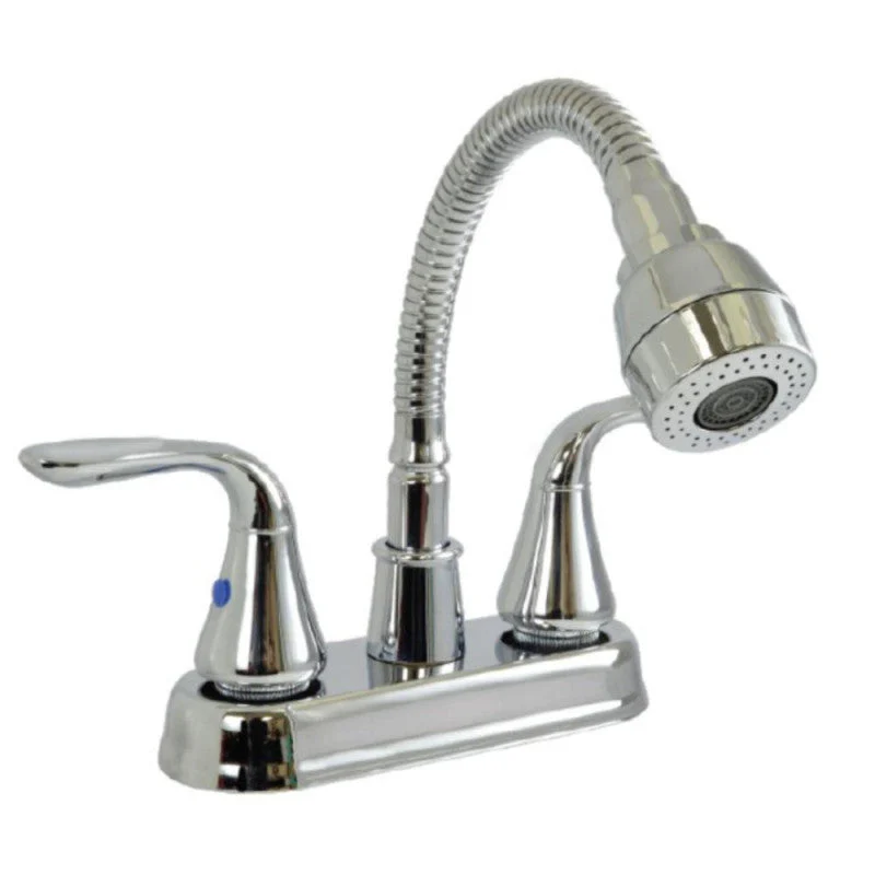 24SP MEZCLADORA P/LAVABO PICO FLEX AC. INOX. CROMO