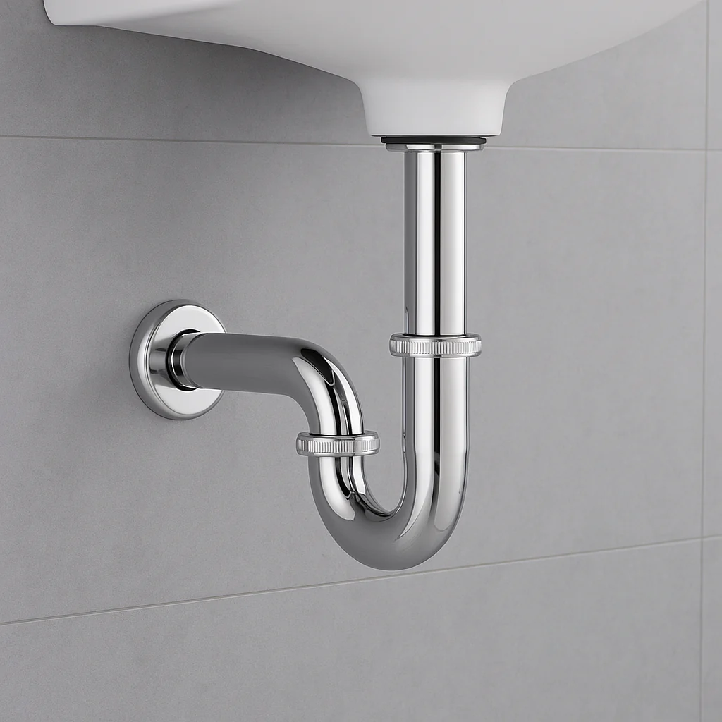 TRAMPA RUGO 29DA SIN CONTRA PARA LAVABO DE PARED ACERO INOXIDABLE - Image 2