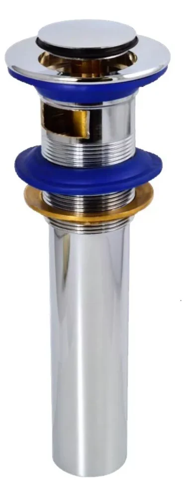 CONTRA PUSH RUGO 30LPR DE LATÓN CON REBOSADERO PARA LAVABO