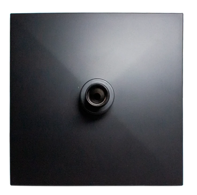 REGADERA RUGO CUADRADA MALASIA 7½" X 7½" NEGRO (44MCN) - Image 3