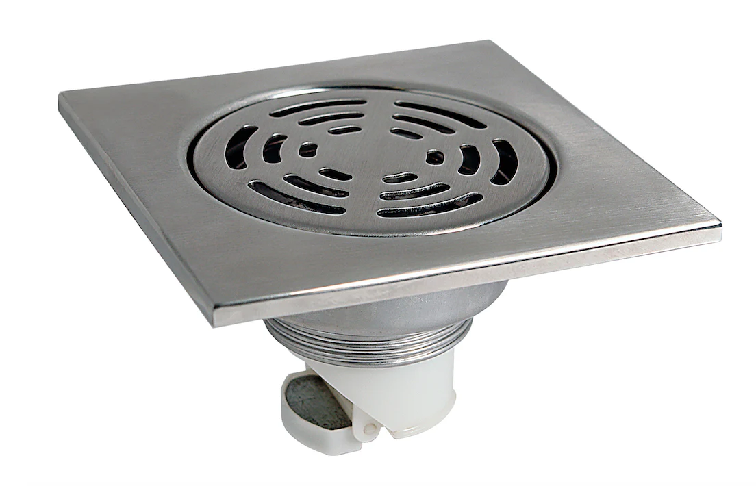 46AI RESUMIDERO INOX. 304 4X4 C/SIST ANTICUCARACHAS