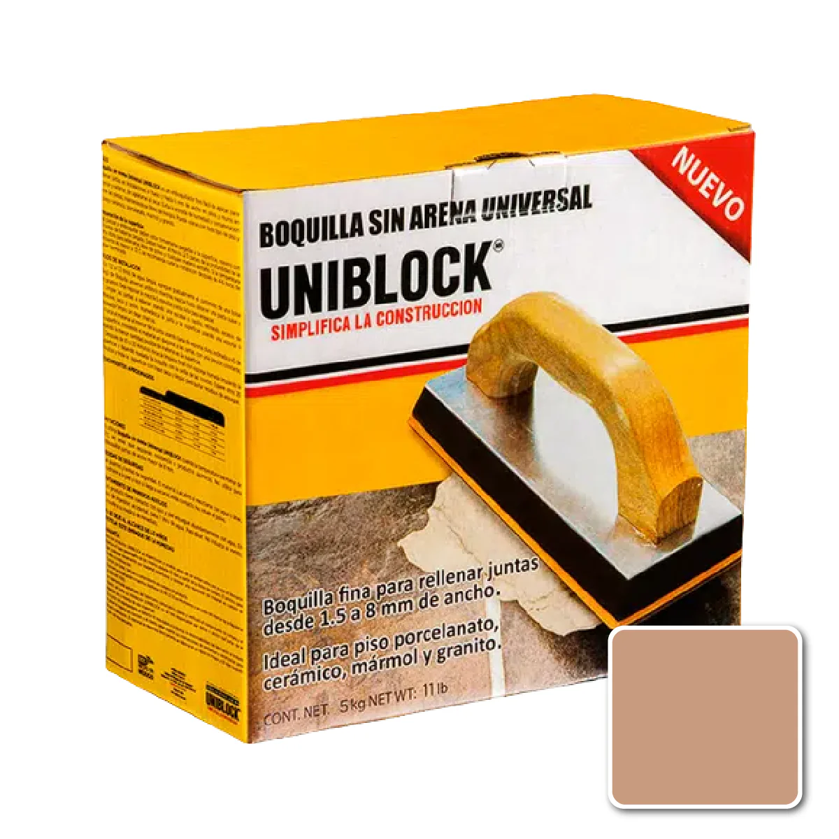 BOQUILLA UNIVERSAL ADOBE S/ARENA CAJA 5KG