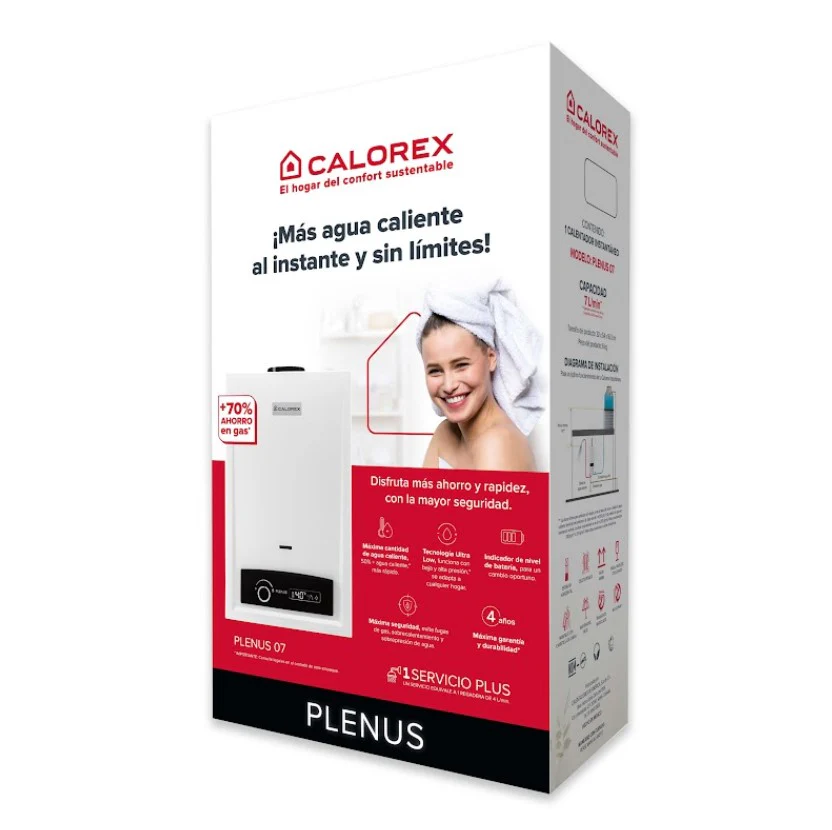 CALENTADOR BOILER INSTANTANEO CALOREX PLENUS GAS NATURAL - Image 6