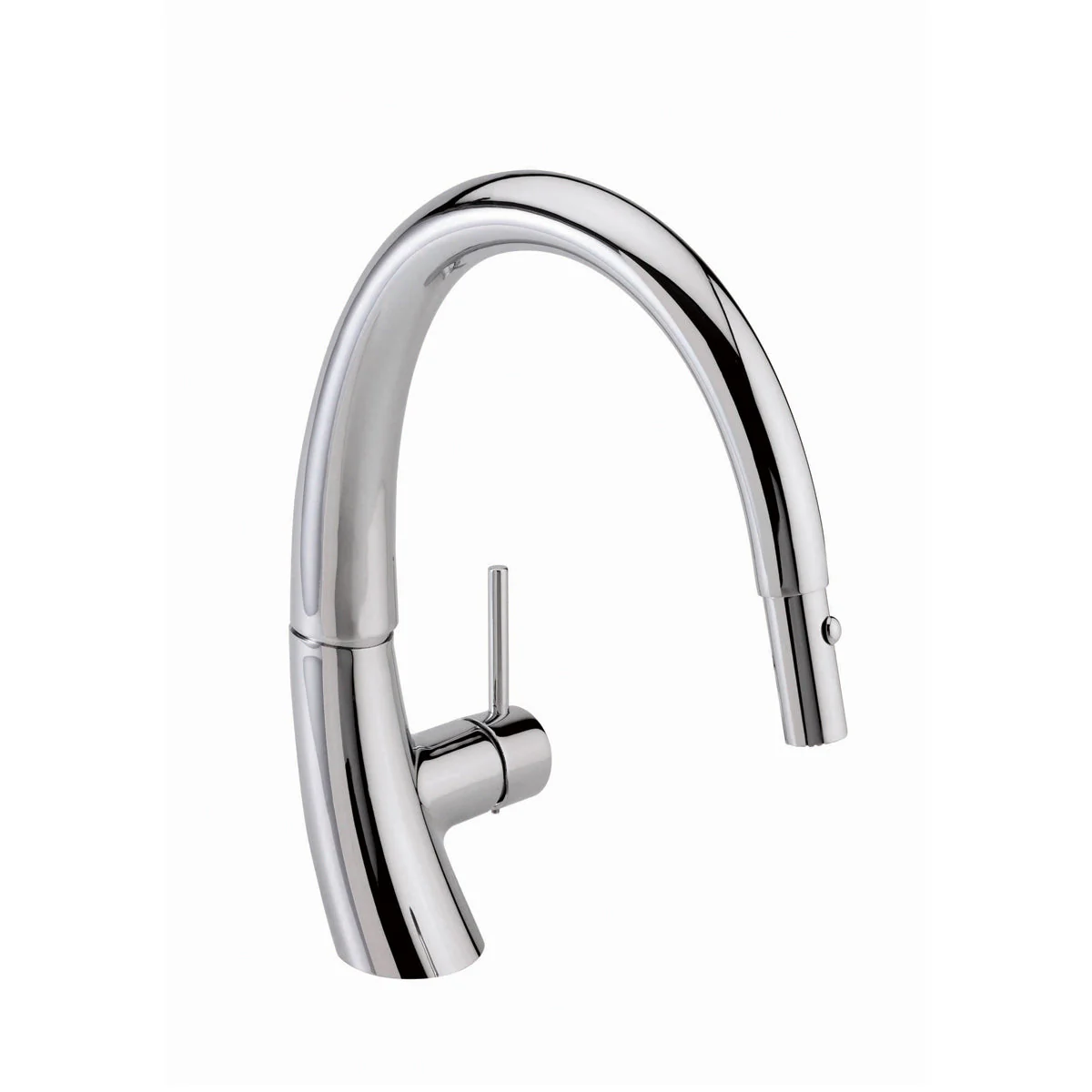 MONOMANDO HELVEX E-307 PARA COCINA CURVO CON 2 TIPOS DE CHORRO CROMO