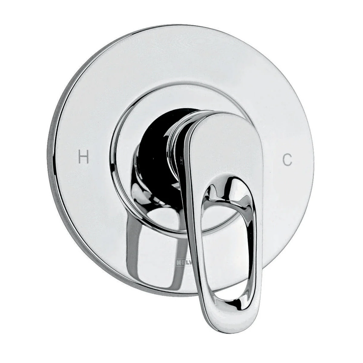 MONOMANDO HELVEX PARA REGADERA SIN DESVIADOR AQUA CROMO (E-77)