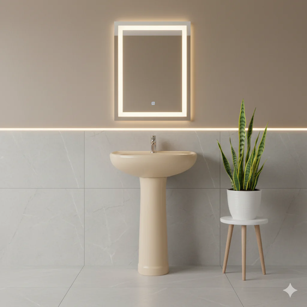 FUENTE Y PEDESTAL CERAMOSA CLASSIC MARFIL (Calidad única)* - Image 2