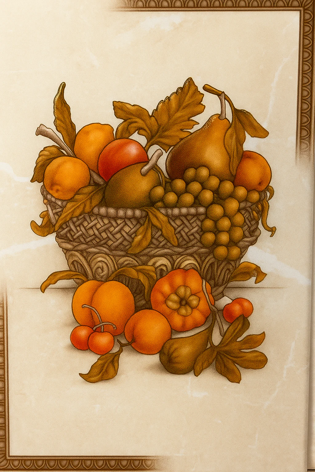 INSERTO EN FINA / MINA BEIGE ILION 20 CM X 30 CM