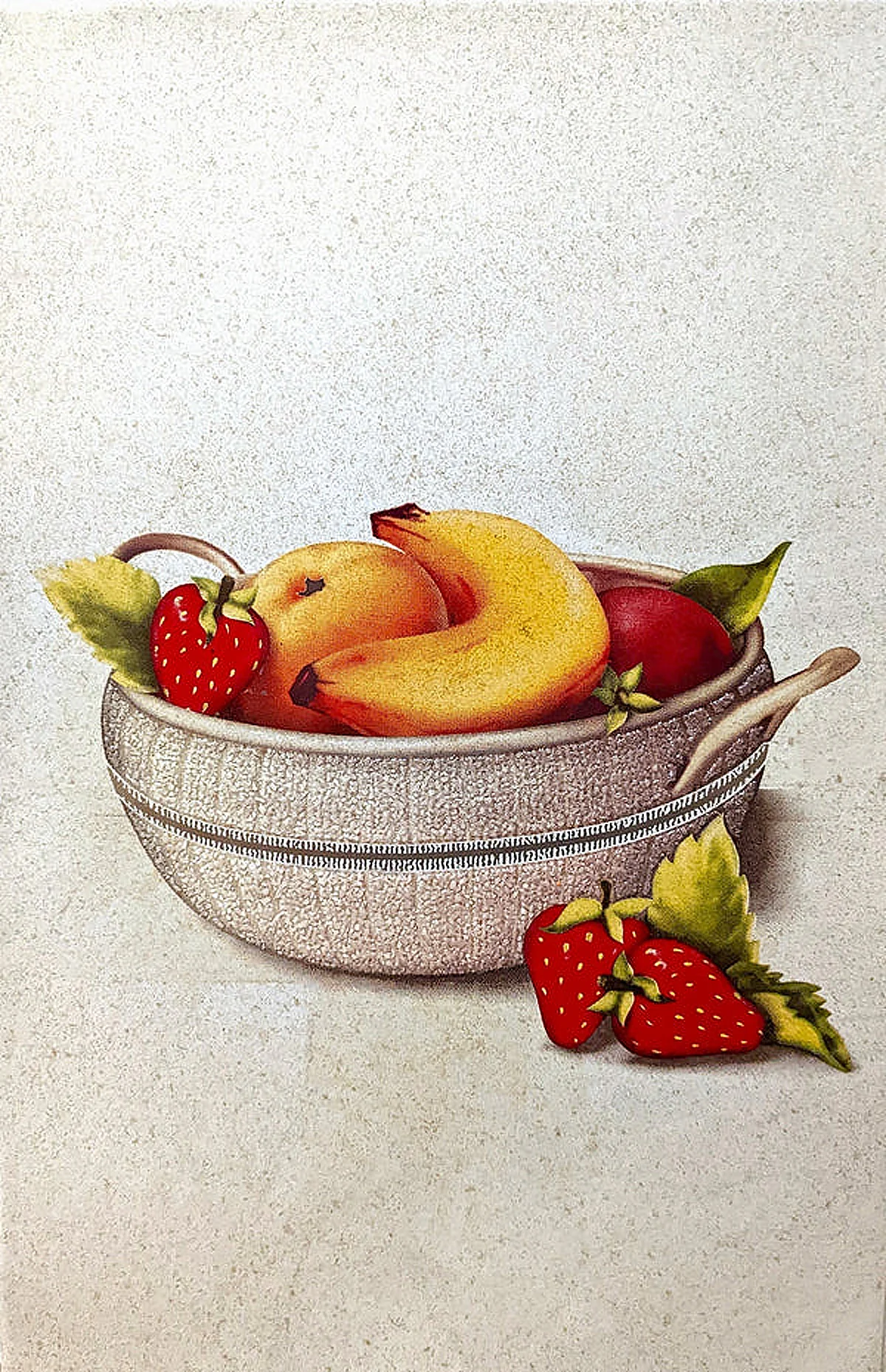 INSERTO EN SPAZIO CREMA FRESAS I 30 CM X 45 CM