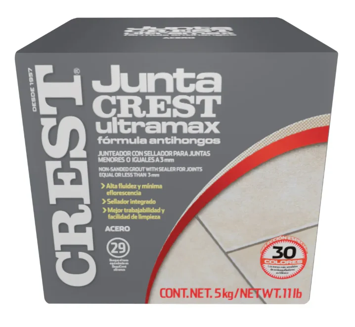 JUNTACREST ANTIHONGOS GRIS ACERO 5KG