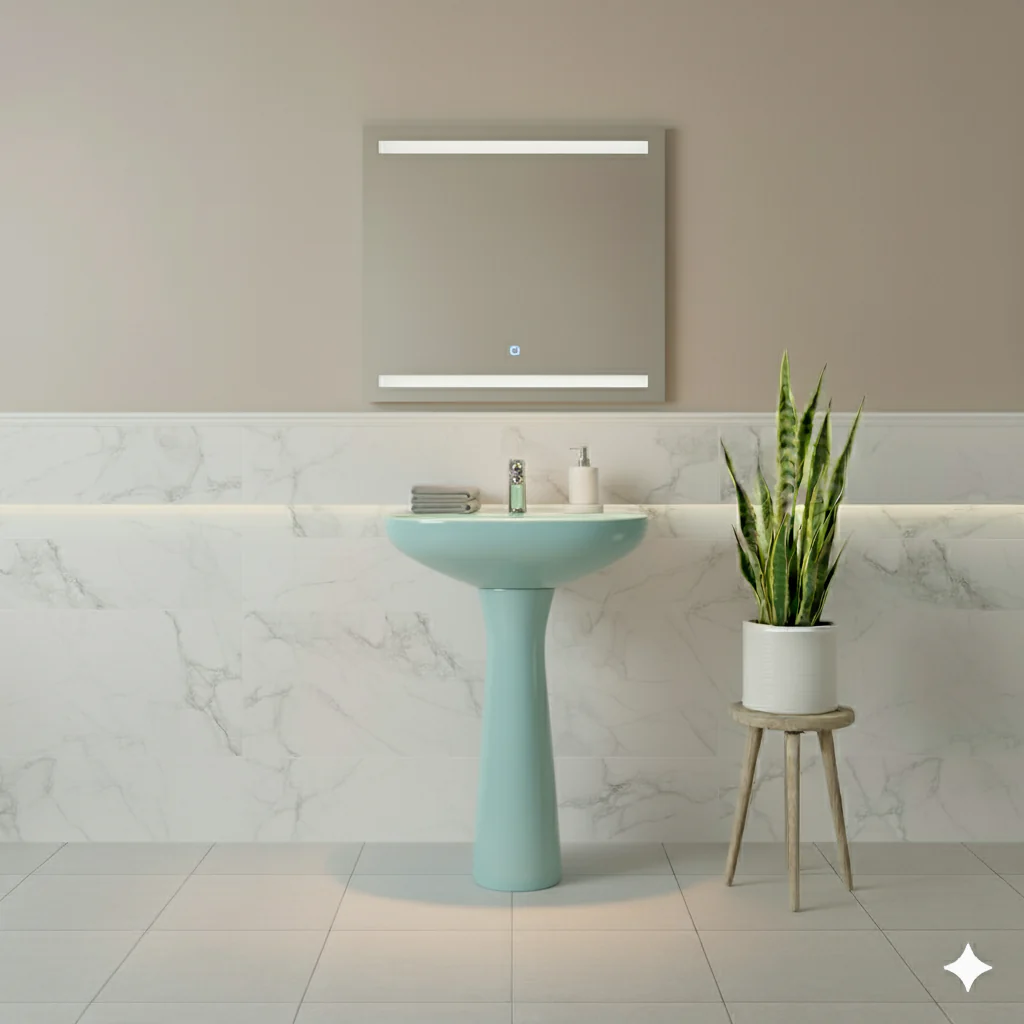 LAVABO CATO JAZMIN AZUL HOLANDA (Calidad única)* - Image 2