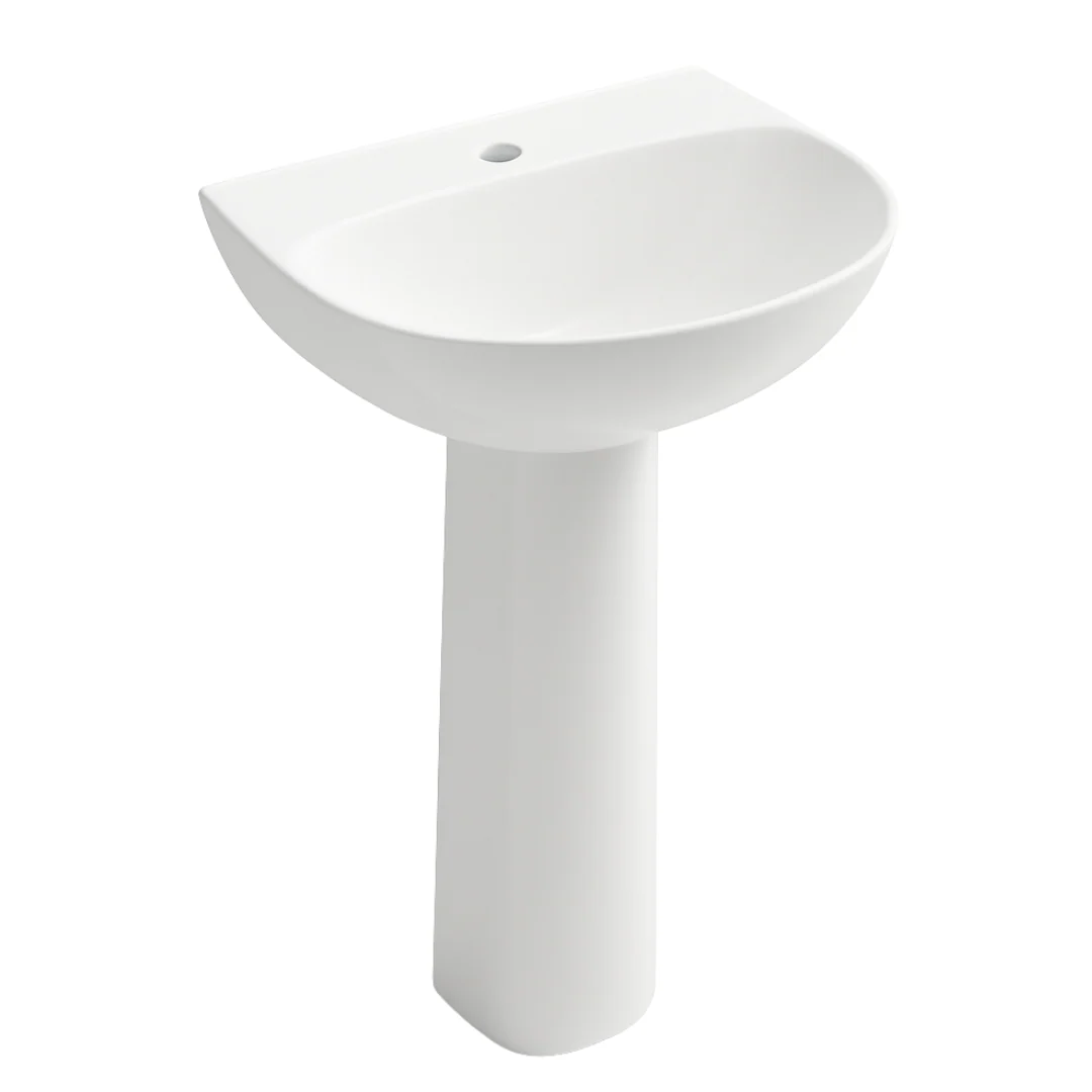 LAVABO Y PEDESTAL MANANTIAL BLANCO - Image 3