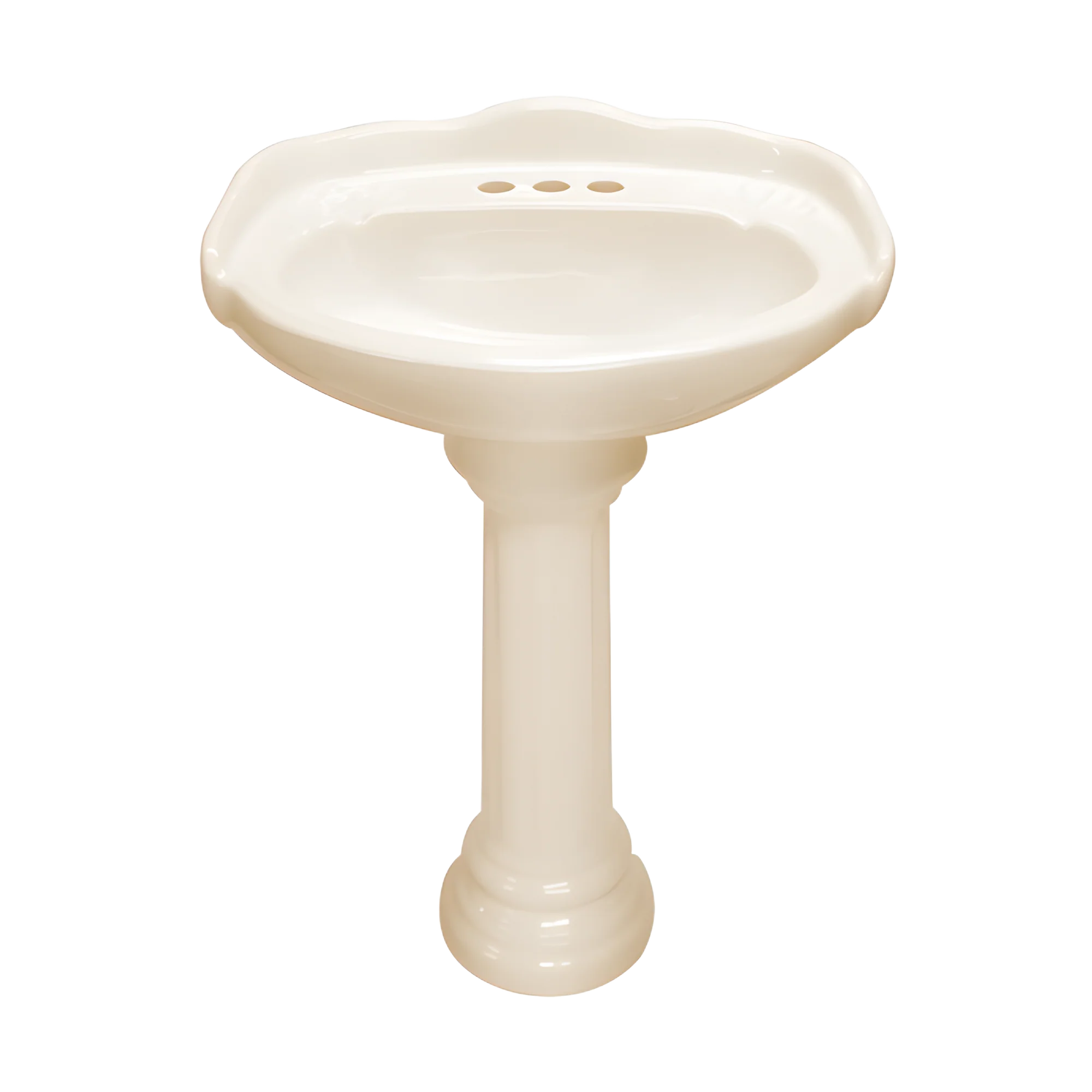 LAVABO Y PEDESTAL CATO OXFORD MARFIL