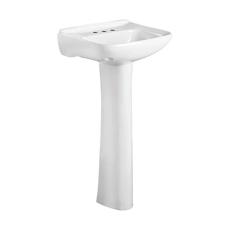 LAVABO Y PEDESTAL KISSON PREMIER BLANCO (COMERCIAL) – SET - Image 3