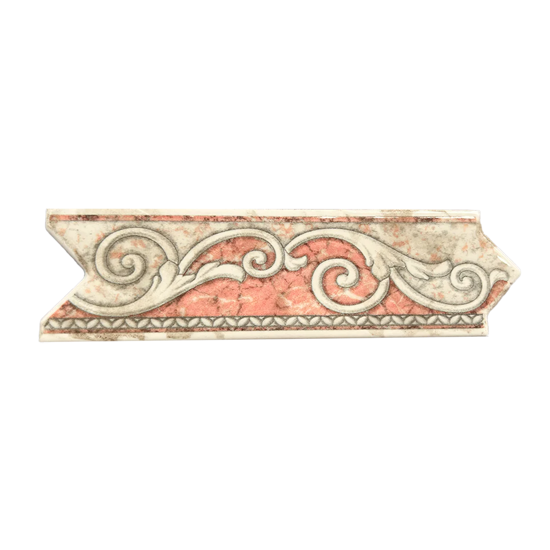 CENEFA 6 CM X 20 CM A-40 GRIS/ROSA