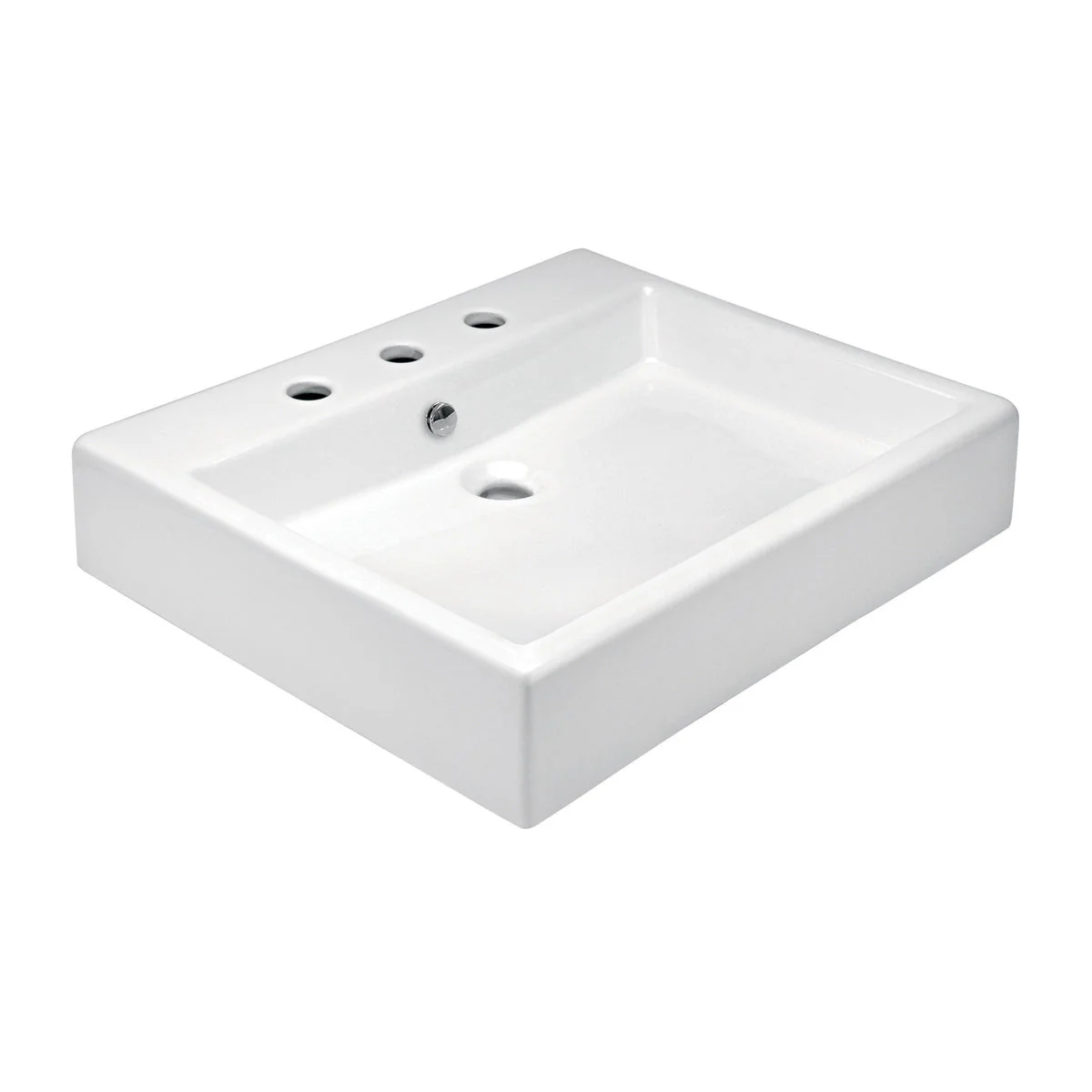 LV HELVEX LUCERNA3 LAVABO P/SOBREPONER C/REBOSADERO BLANCO
