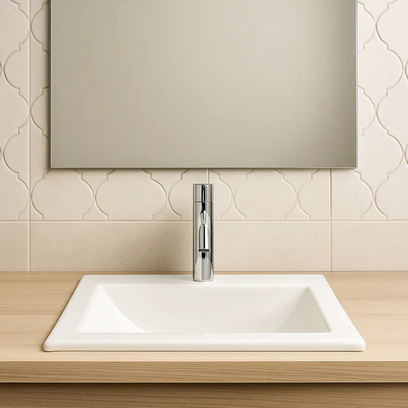 LV HELVEX MARCUS BC LAVABO BAJO CUBIERTA C/REBOS. BLANCO AL ALTO BRILLO - Image 2