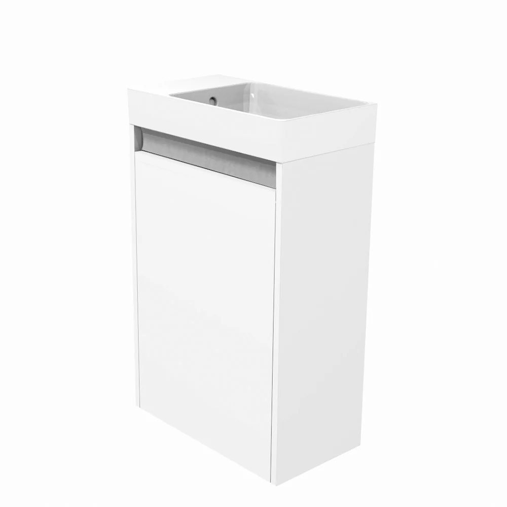 MUEBLE P/BAÑO ENJOY 45X25X60 BLANCO C/LAVABO - Image 3
