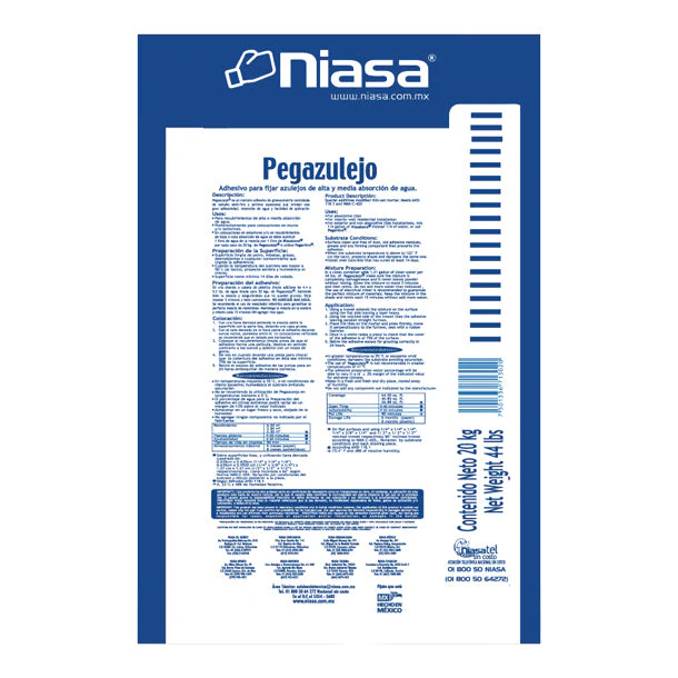 PEGA AZULEJO NIASA 20 KG - Image 4