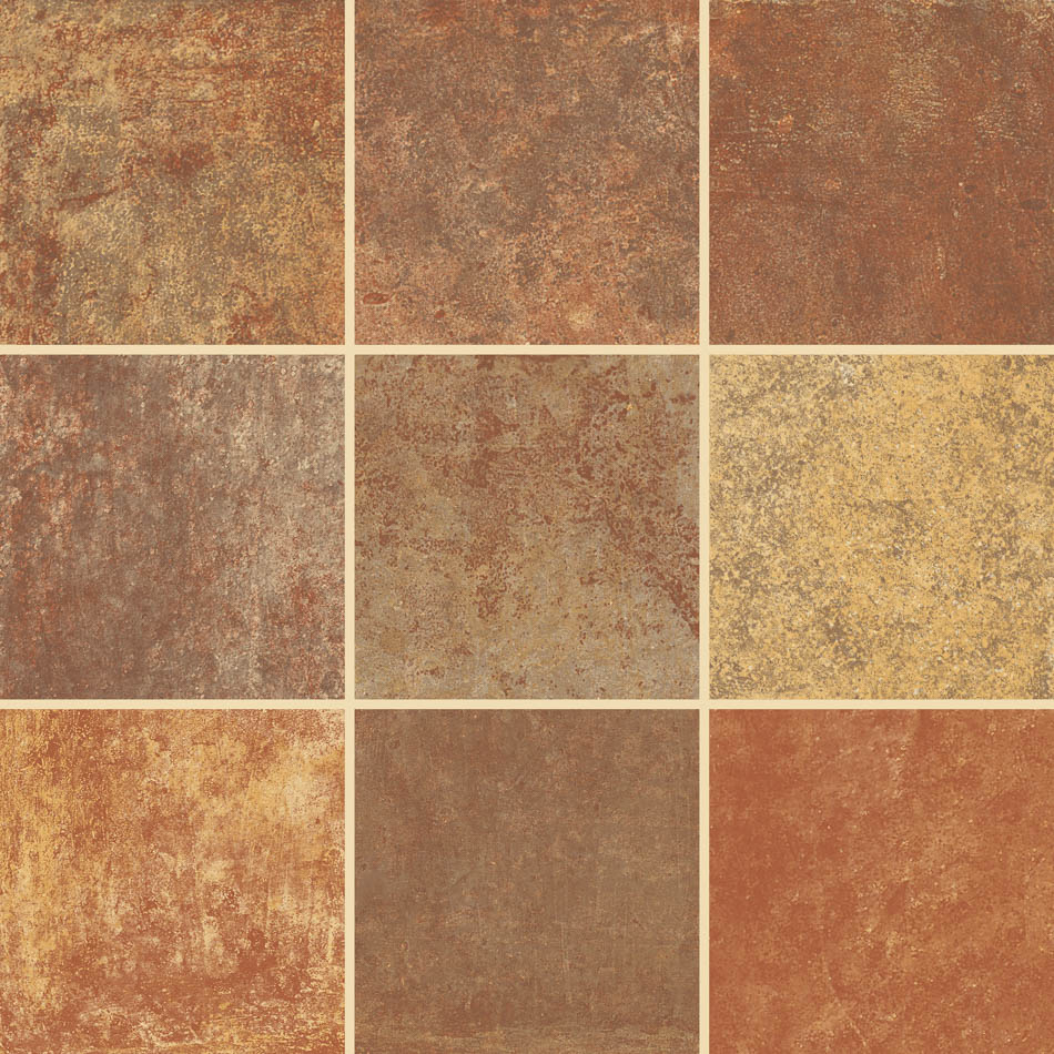 PISO LAMOSA CAMPESTRE ROJO 33 CM X 33 CM