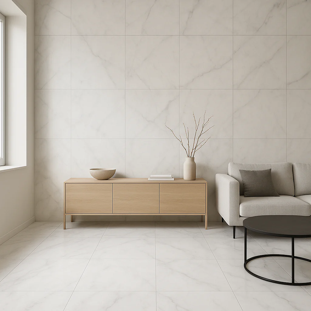 PISO CASTEL DOM 66 WHITE BRILLO 60 CM X 60 CM - Image 2