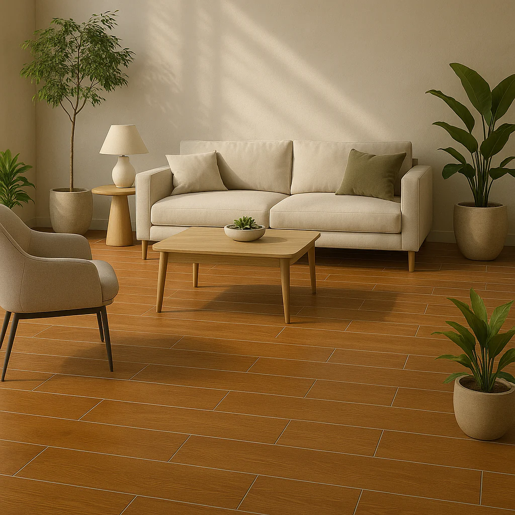 PISO CASTEL DUELA AMAZONAS CHERRY 22.5 CM ×60 CM - Image 2