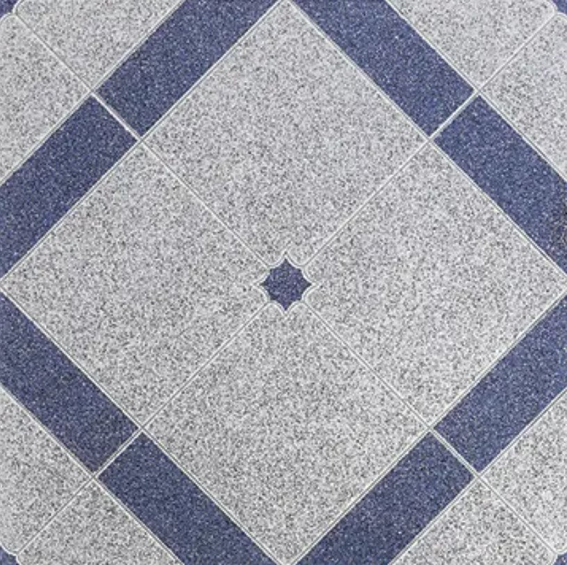 PISO LAMOSA RIVIERA AZUL 33 CM X 33 CM