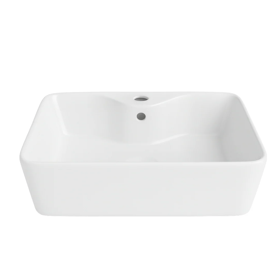 LAVABO FLORENCIA PL007 RECTANGULAR BLANCO
