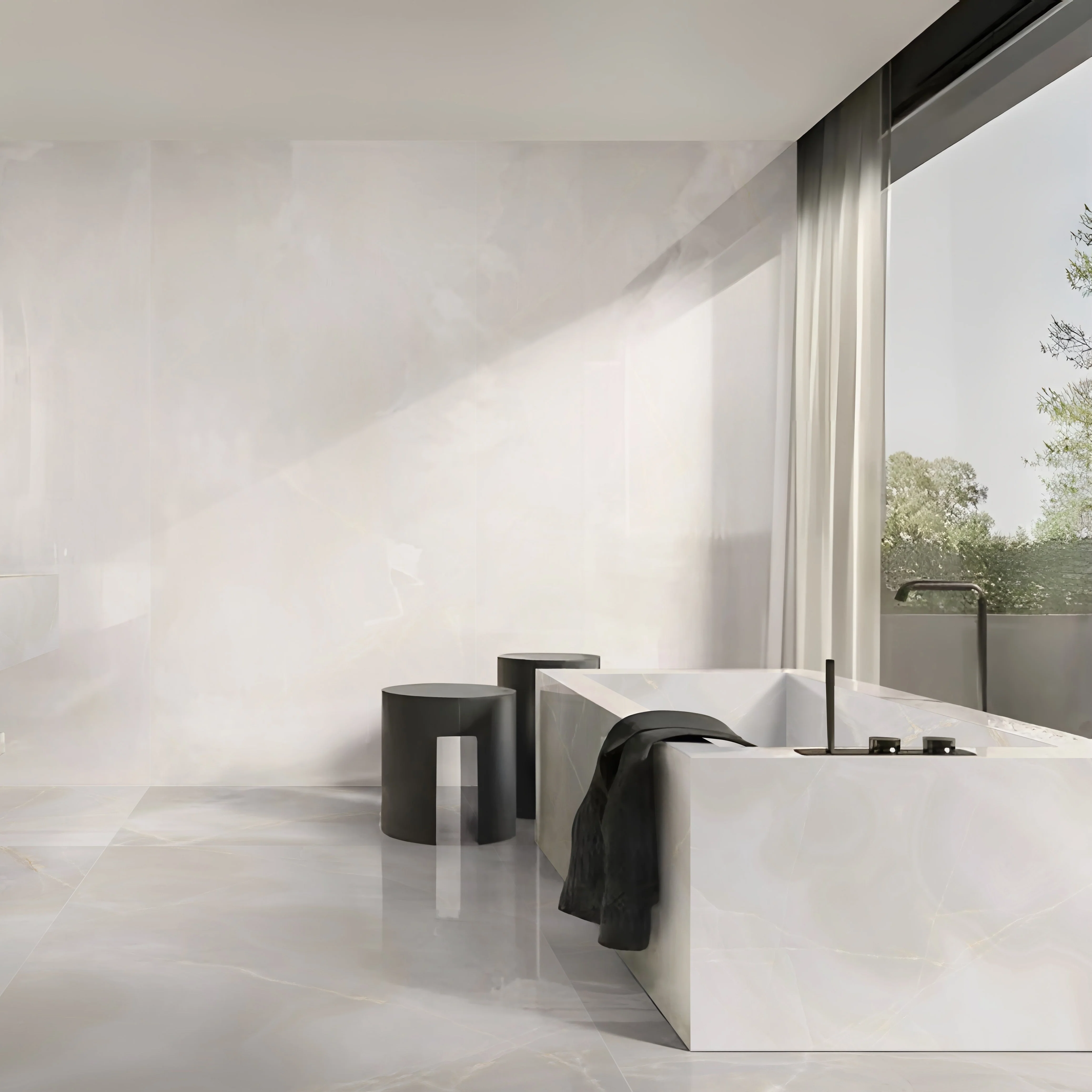 PORCELANATO GRAN FORMATO CASTEL NORTHSTONE PULIDO WHITE 60 CM X 120 CM - Image 2
