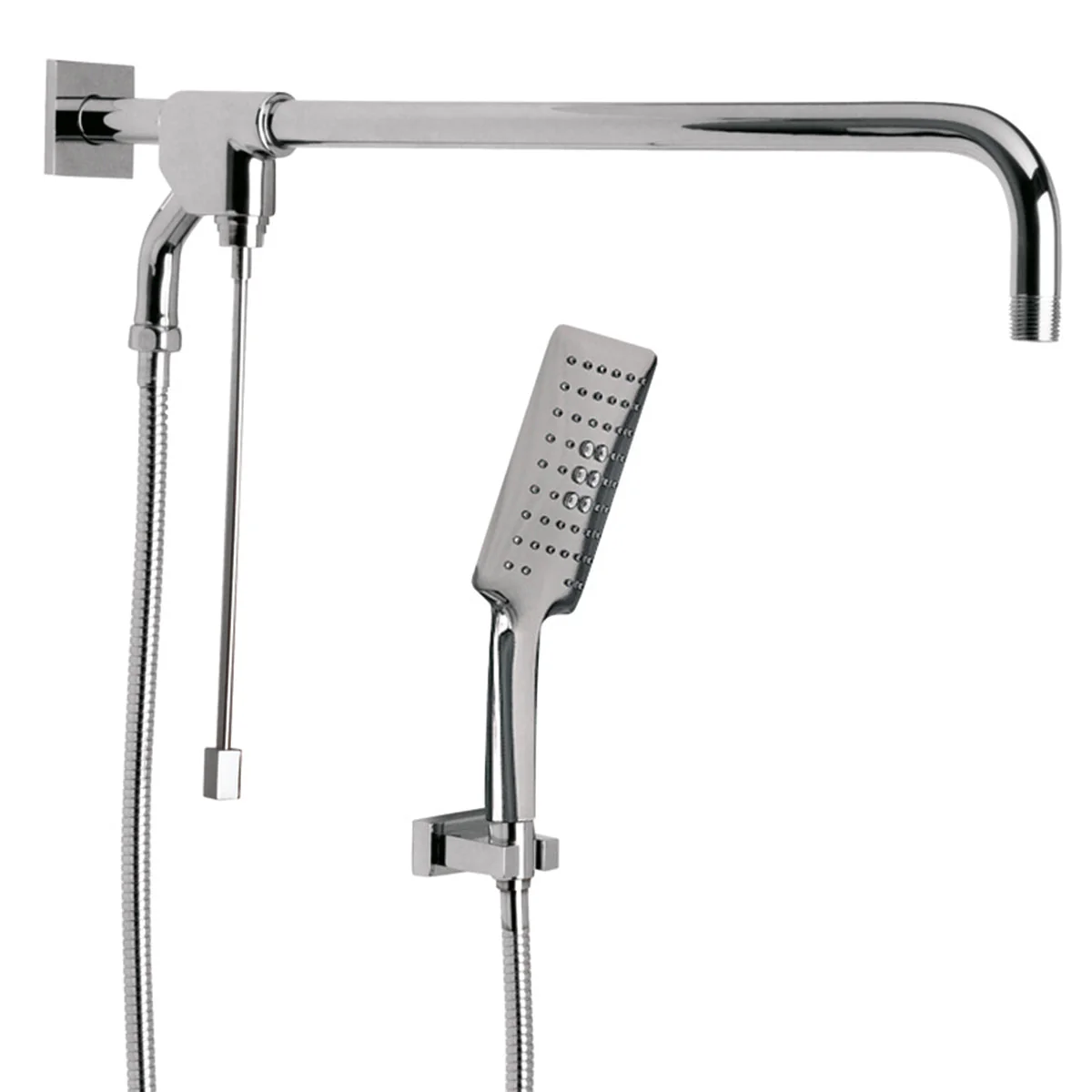 REGADERA HELVEX MANUAL CON BRAZO Y DESVIADOR (RM-15)