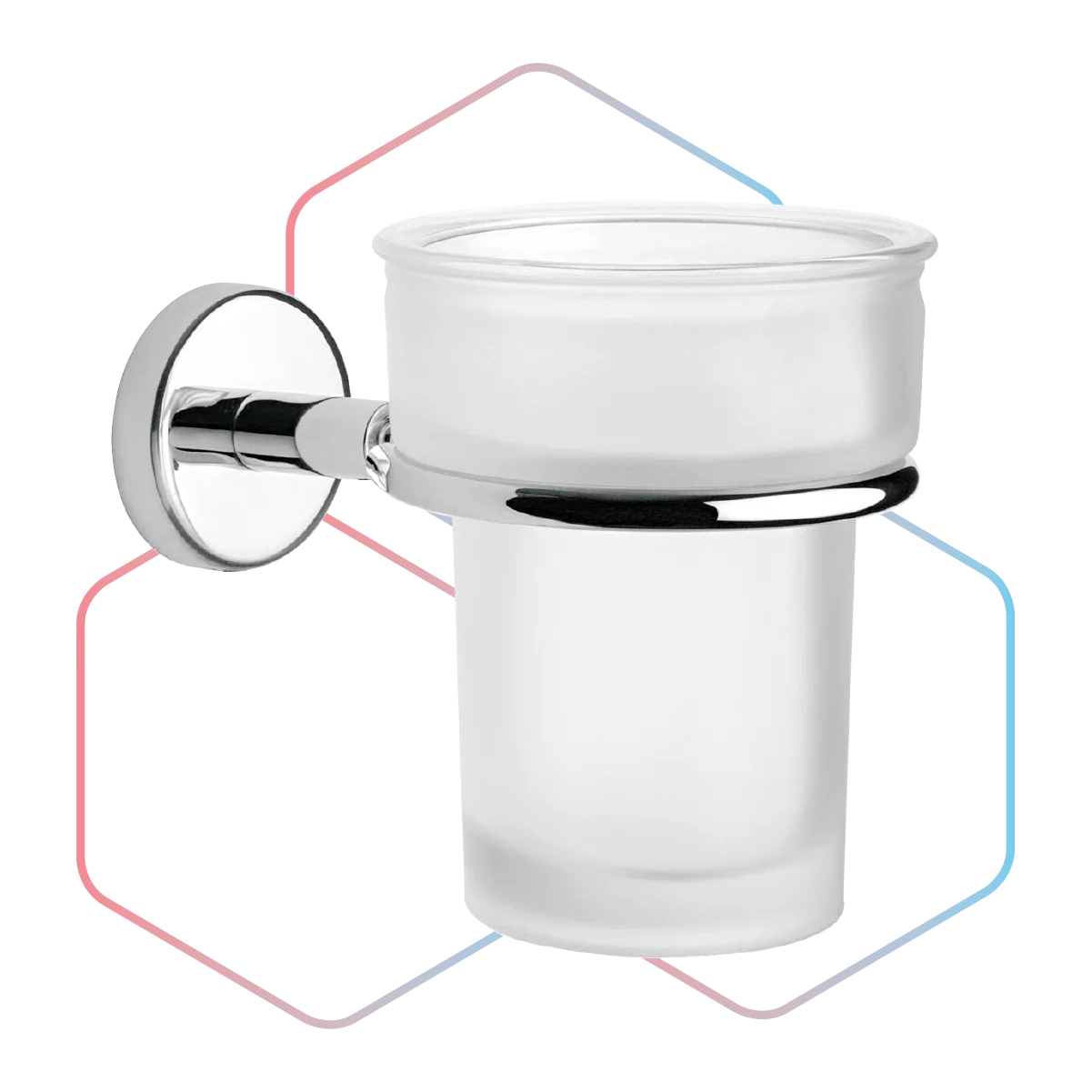 SP-07 VASO CEPILLERO SPACIO CROMO - Image 2