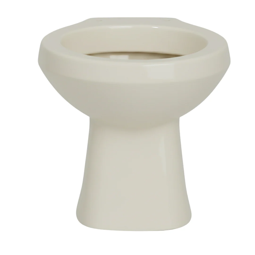 TAZA DE BAÑO KISSON PREMIER REDONDA MARFIL (COMERCIAL) KISSON