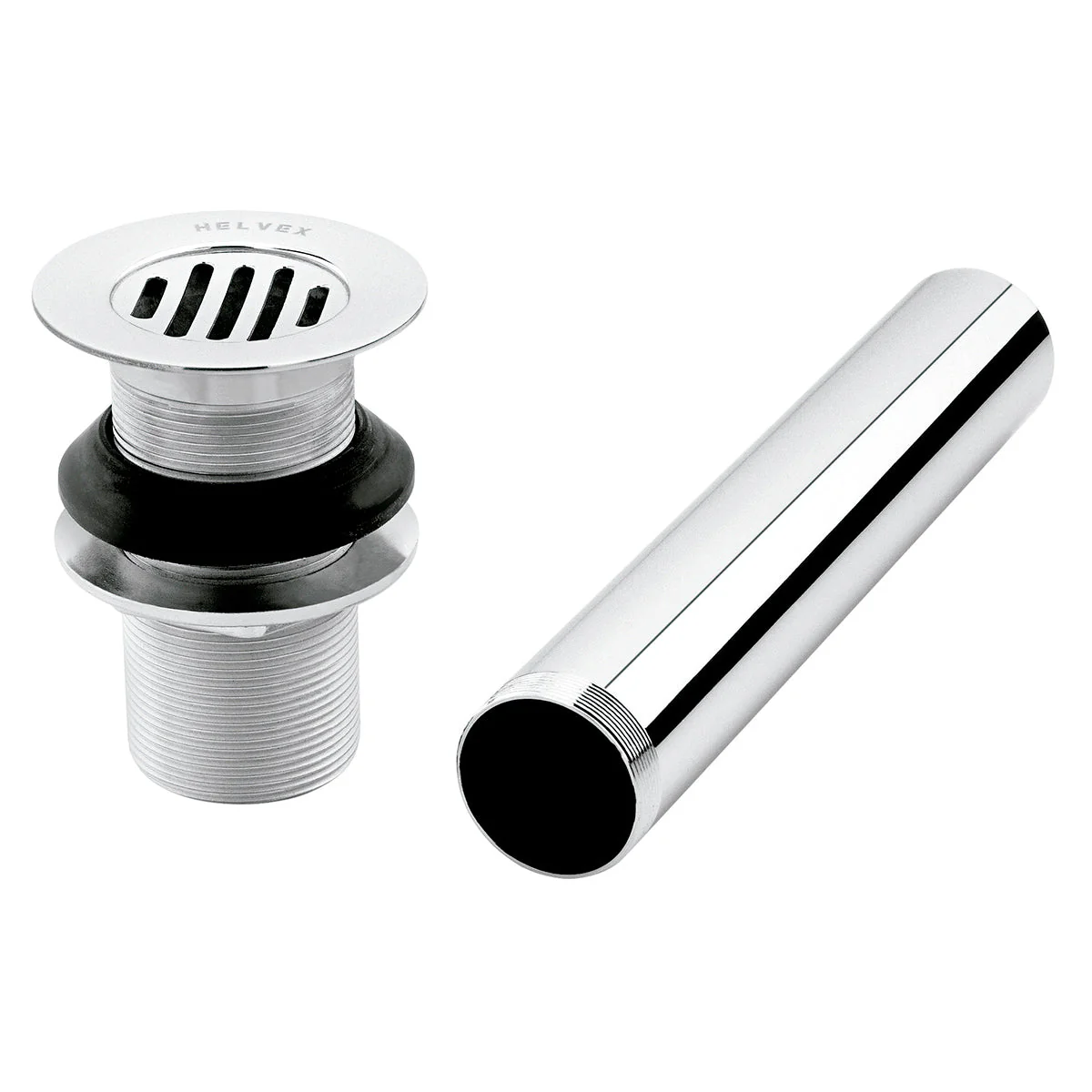 TH-059 CONTRA PARA LAVABO DE REJILLA SIN REBOSADERO CROMO