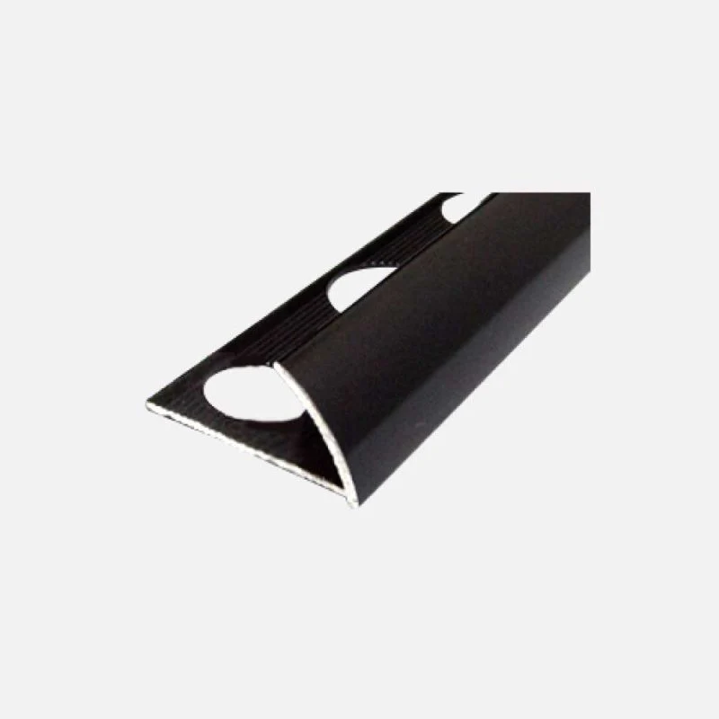 UNIPERFIL ALUMINIO 10X2.44 NEGRO BRILLO