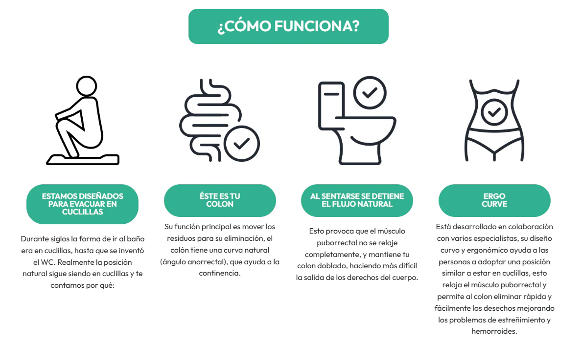 WC KISSON ERGO CURVE C/ASIENTO BLANCO – KIT - Image 8