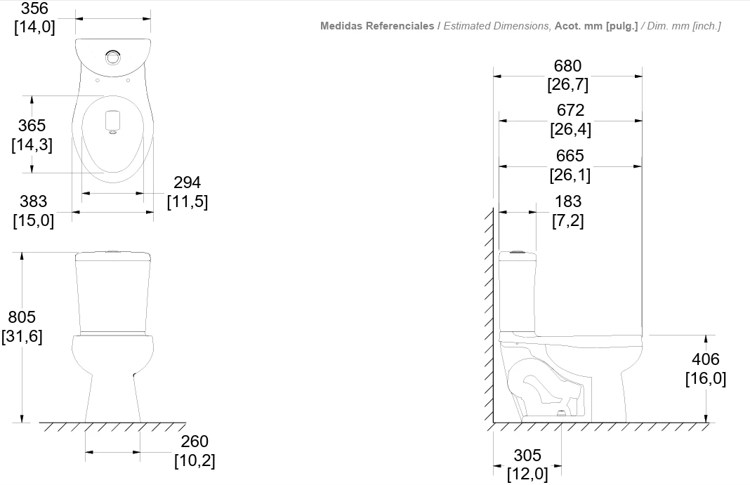 WC OPTION 4.8 L MARFIL - Image 2